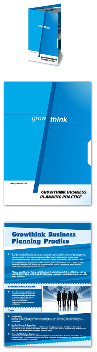Дизайн бизнес брошюры для консалтинговой компании